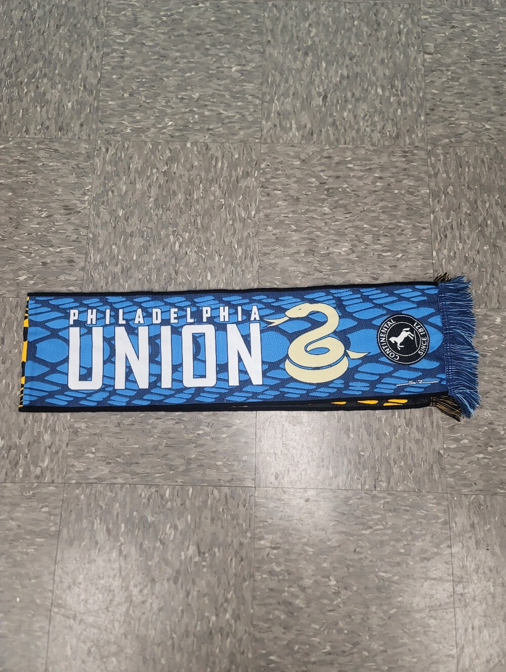 Philadelphia Union Continental Tire Promo Soccer Scarf
